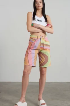 Skirts & Shorts^The Ragged Priest Acid Denim Short