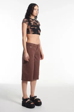 Skirts & Shorts^The Ragged Priest Avril Short Brown