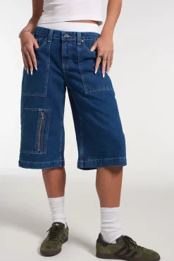 Skirts & Shorts^The Ragged Priest Avril Skater Short - Blue