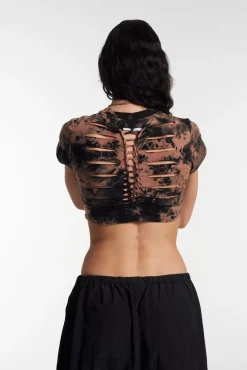 T-Shirts & Tops^The Ragged Priest Backstabber Weaved Back Top