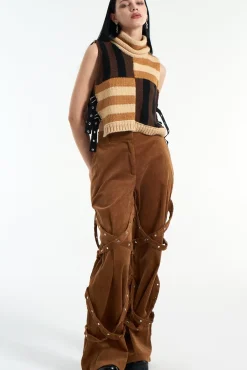 Trousers^The Ragged Priest Bound Brown Cord Trouser