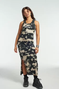 Dresses^The Ragged Priest Burn Jersey Racer Maxi Dress