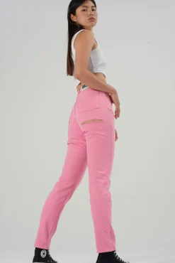Jeans^The Ragged Priest Butt Cut Jean - Pink
