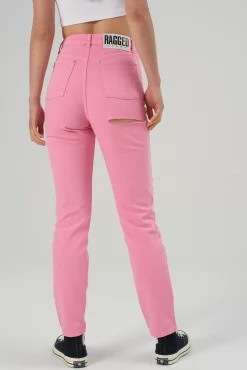 Jeans^The Ragged Priest Butt Cut Jean - Pink