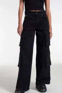 Jeans^The Ragged Priest Cargo Jean Black