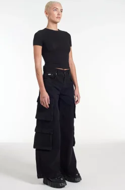 Jeans^The Ragged Priest Cargo Jean Black