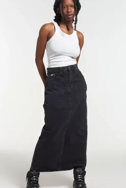 Skirts & Shorts^The Ragged Priest Carpenter Maxi Skirt - Charcoal