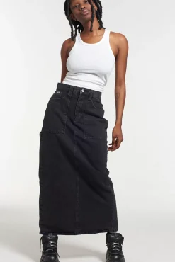 Skirts & Shorts^The Ragged Priest Carpenter Maxi Skirt - Charcoal