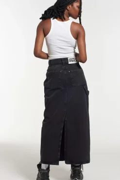 Skirts & Shorts^The Ragged Priest Carpenter Maxi Skirt - Charcoal