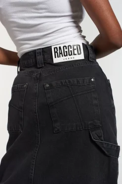 Skirts & Shorts^The Ragged Priest Carpenter Maxi Skirt - Charcoal