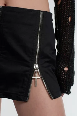 Skirts & Shorts^The Ragged Priest Charmed Crosses Mini Skirt