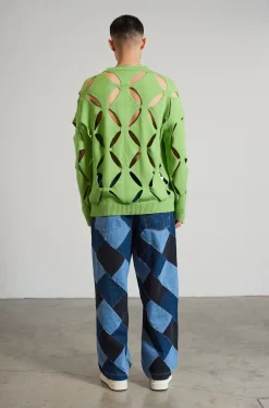 Jeans^The Ragged Priest Checkmate Patchwork Skate Jean