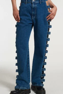 Jeans^The Ragged Priest Clouded Cut Out Dad Jean