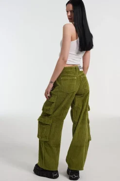 Jeans^The Ragged Priest Cord Combat Release Jean Khaki