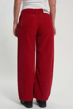 Jeans^The Ragged Priest Cord Release Jean - Chilli Pepper Red