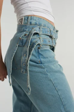Skirts & Shorts^The Ragged Priest Dad Jean Skirt - Blue