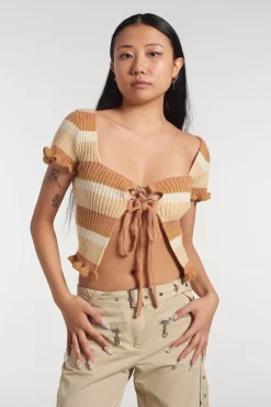 T-Shirts & Tops^The Ragged Priest Dawn Top Brown