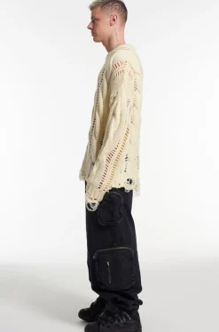 Knitwear & Sweats^The Ragged Priest Distressed Cable Knit