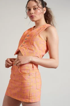 Skirts & Shorts^The Ragged Priest Doll Denim Mini Skirt