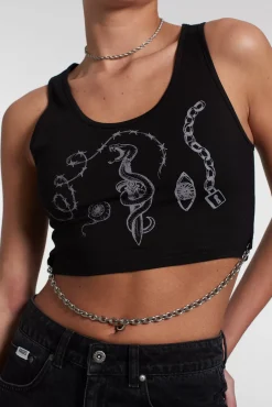 T-Shirts & Tops^The Ragged Priest Doodle Print Vest