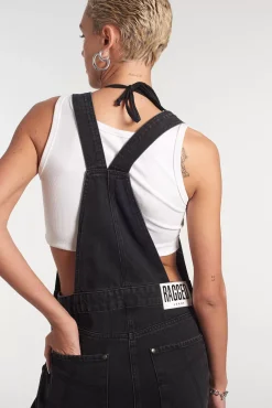 Dresses^The Ragged Priest Dungaree Maxi Dress Charcoal