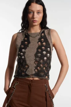 T-Shirts & Tops^The Ragged Priest Escape Distressed Top