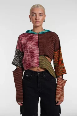 Knitwear & Sweats^The Ragged Priest Eternal Patchwork Hoodie