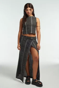 Skirts & Shorts^The Ragged Priest Fracture Maxi Skirt