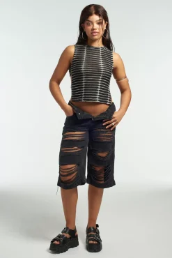 T-Shirts & Tops^The Ragged Priest Fracture Sleeveless Top