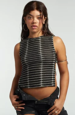 T-Shirts & Tops^The Ragged Priest Fracture Sleeveless Top