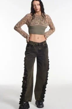 T-Shirts & Tops^The Ragged Priest Gretel Super Cropped Knit Top