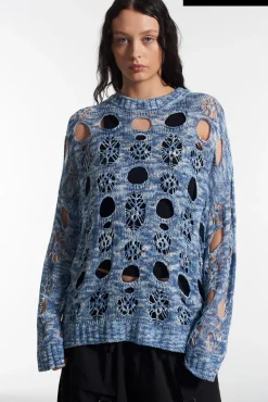 Knitwear & Sweats^The Ragged Priest Haze Knit Blue