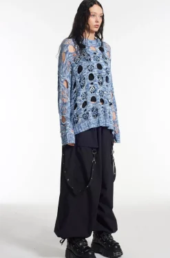 Knitwear & Sweats^The Ragged Priest Haze Knit Blue