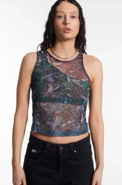 T-Shirts & Tops^The Ragged Priest Icon Mesh Top