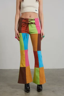 Trousers^The Ragged Priest Jackpot Panelled Flared Pant