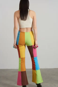 Trousers^The Ragged Priest Jackpot Panelled Flared Pant