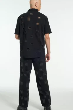 T-Shirts & Tops^The Ragged Priest Keeper Distressed Denim Shirt