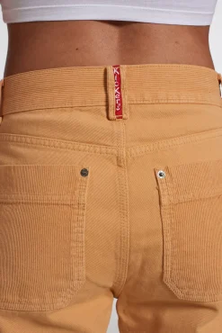 Trousers^The Ragged Priest Kickers Classic Drill And Cord Carpenter Trouser Cord Brown