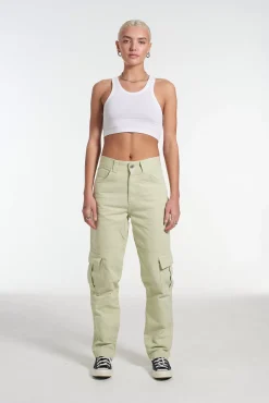 Trousers^The Ragged Priest Kickers Classic Drill Combat Trousers Cotton Green