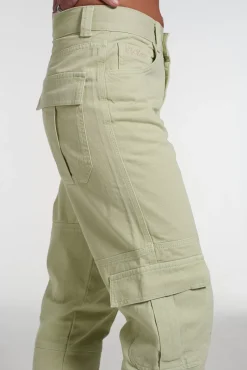 Trousers^The Ragged Priest Kickers Classic Drill Combat Trousers Cotton Green
