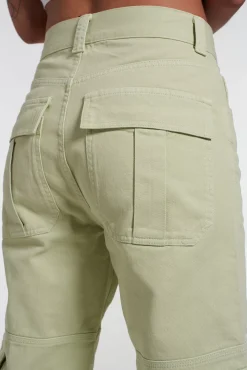 Trousers^The Ragged Priest Kickers Classic Drill Combat Trousers Cotton Green
