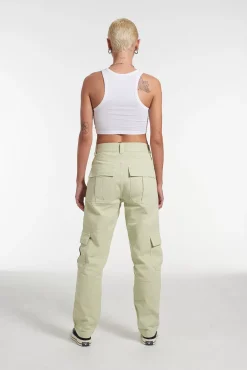 Trousers^The Ragged Priest Kickers Classic Drill Combat Trousers Cotton Green