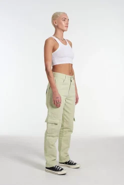 Trousers^The Ragged Priest Kickers Classic Drill Combat Trousers Cotton Green