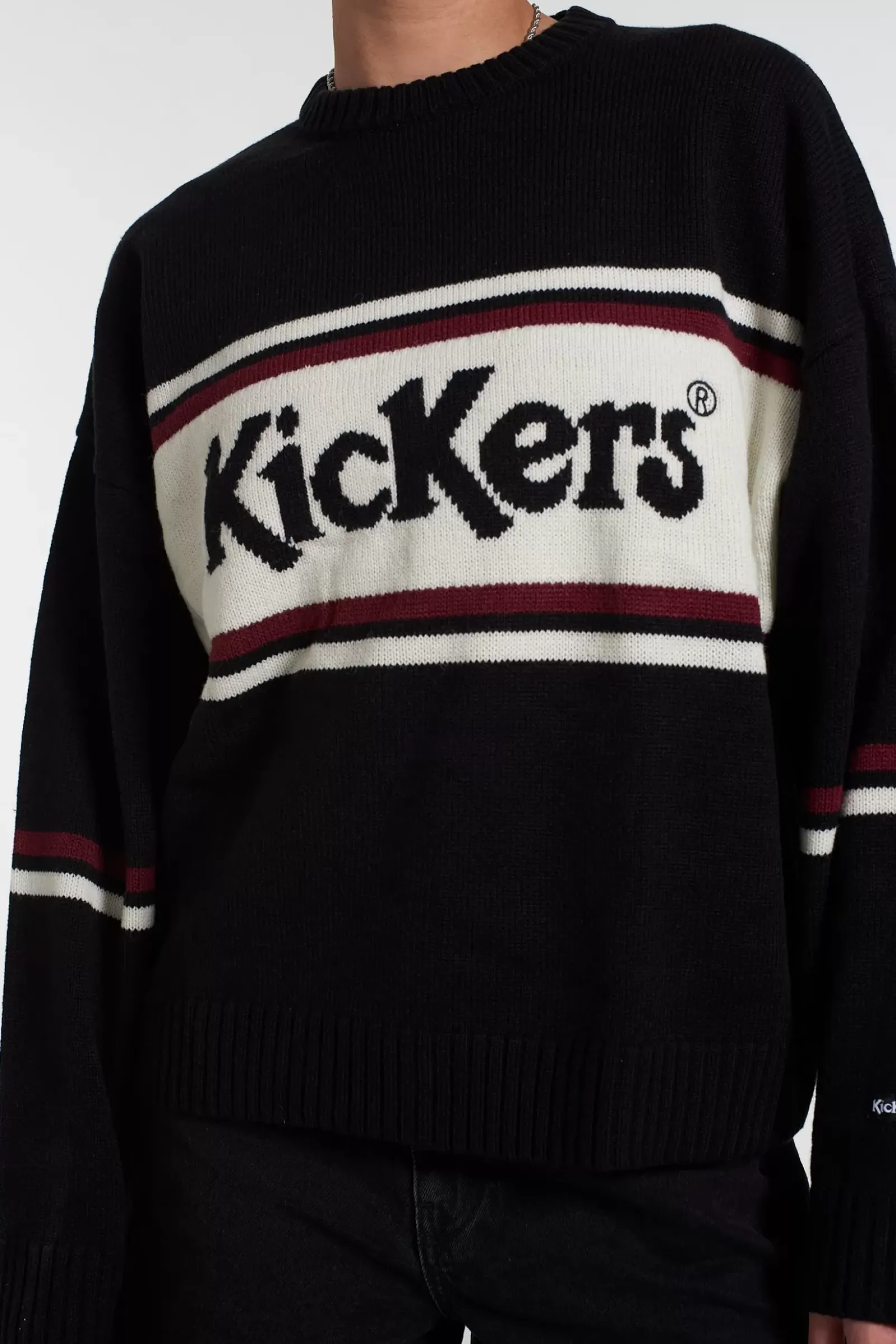 Knitwear, Sweatshirts & Hoodies^The Ragged Priest Kickers Classics Black Knit With Chest Logo