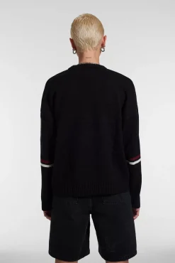 Knitwear, Sweatshirts & Hoodies^The Ragged Priest Kickers Classics Black Knit With Chest Logo