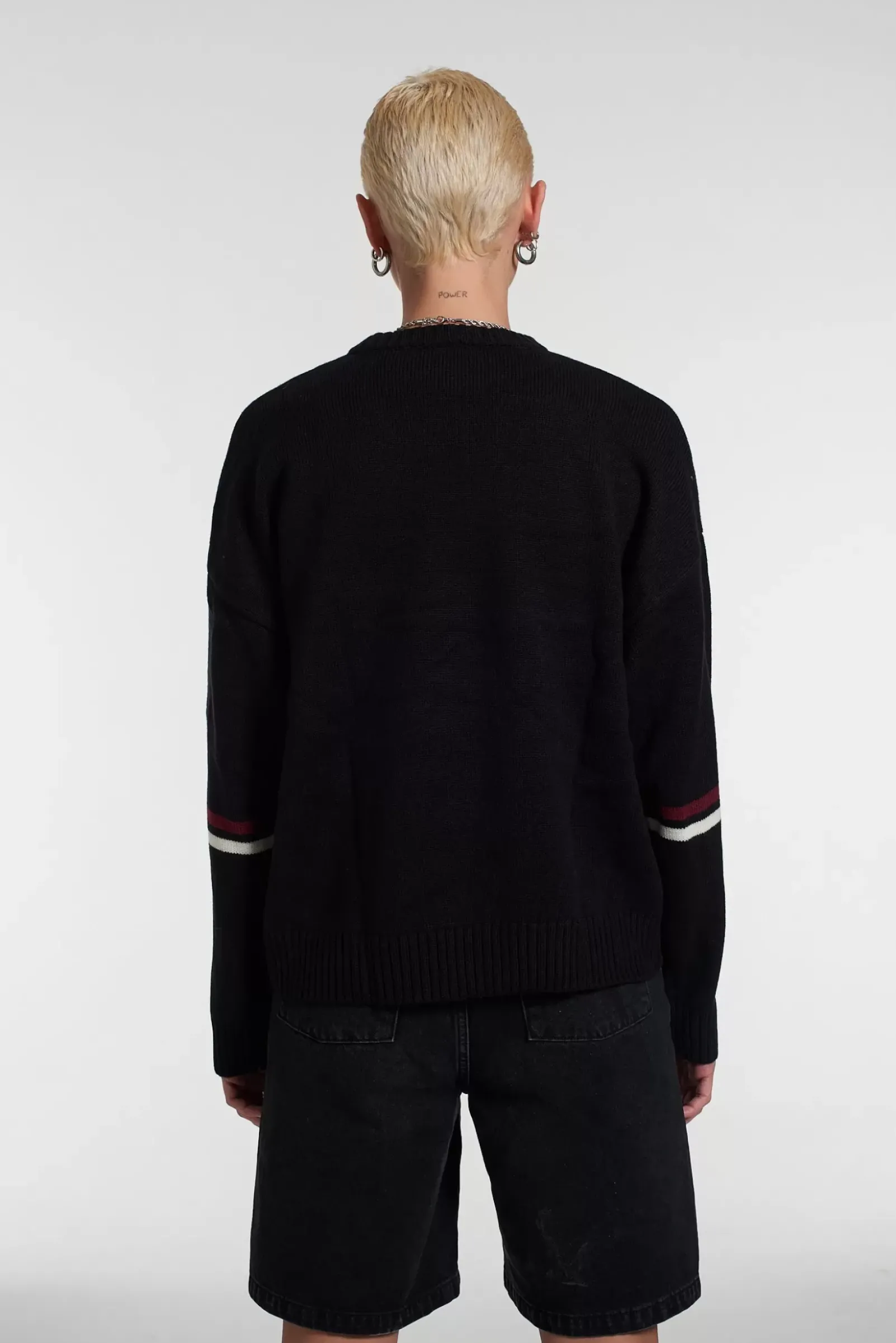 Knitwear, Sweatshirts & Hoodies^The Ragged Priest Kickers Classics Black Knit With Chest Logo