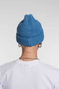 Accessories^The Ragged Priest Kickers Classics Blue Knit Beanie
