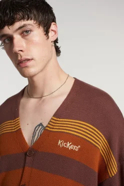 Knitwear, Sweatshirts & Hoodies^The Ragged Priest Kickers Classics Brown Cardigan