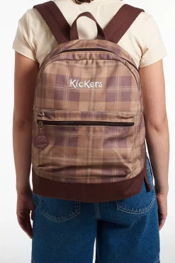 Accessories^The Ragged Priest Kickers Classics Brown Check Canvas Backpack