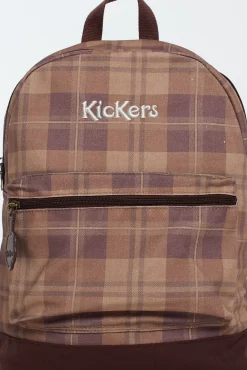 Accessories^The Ragged Priest Kickers Classics Brown Check Canvas Backpack